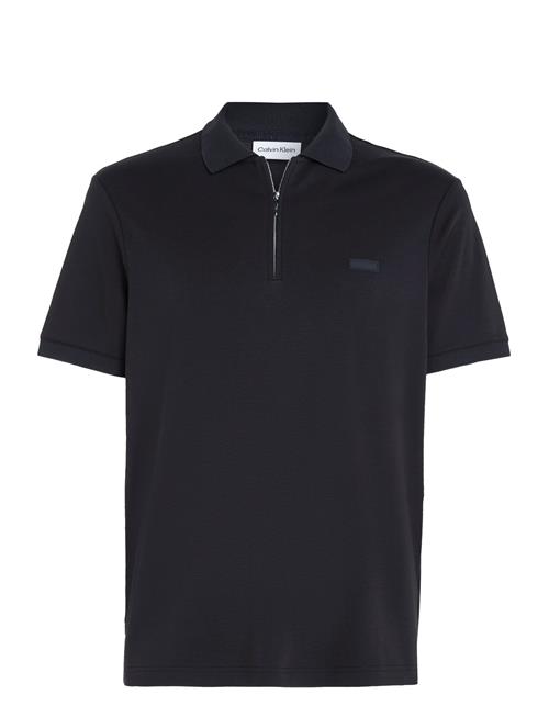 Calvin Klein | Smooth Cotton Welt Zip Polo | M