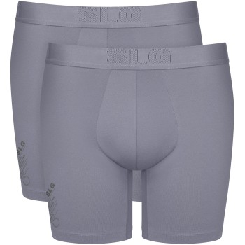 Sloggi 2P SLG Base Soft Short Grå Large Herre