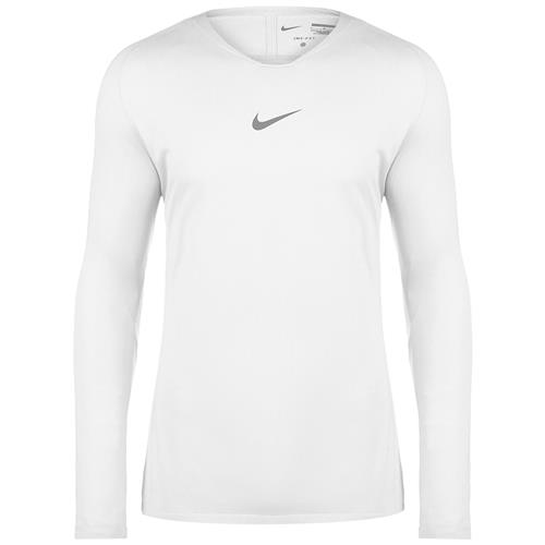 NIKE Base Layer 'Park First'  sort / hvid