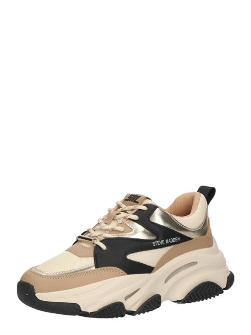 STEVE MADDEN Sneaker low 'Progressive'  creme / camel / sort / sølv