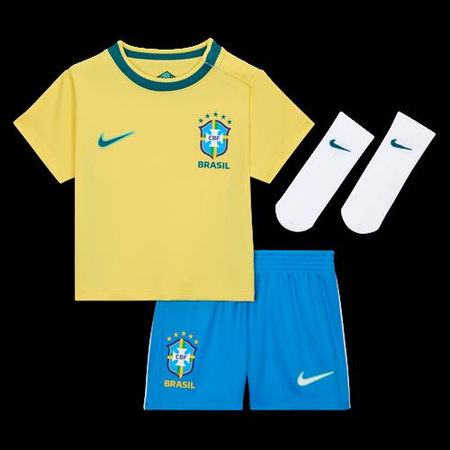Brazil 2026 Stadium Home Nike Football Replica-sæt i tre dele til babyer/småbørn - gul