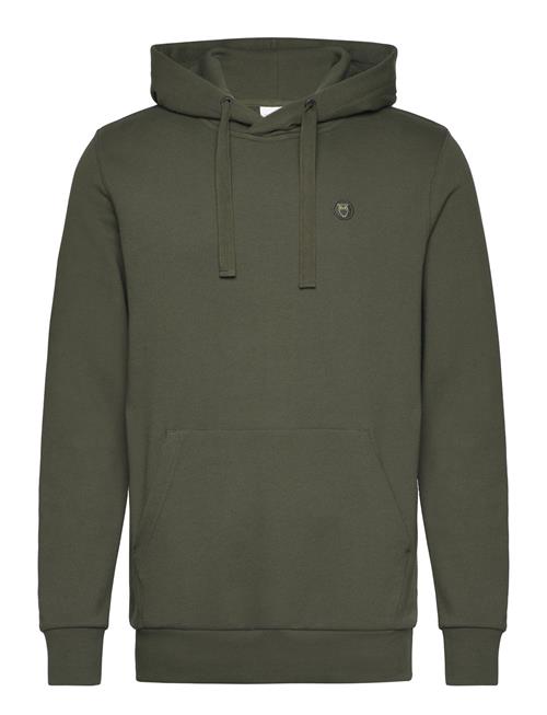 Knowledge Cotton Apparel | Arvid Basic Hood Badge Sweat - Gots | M