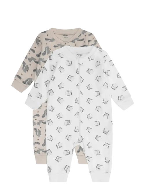 Pippi | Nightsuit -Zipper (2-Pack) | 98