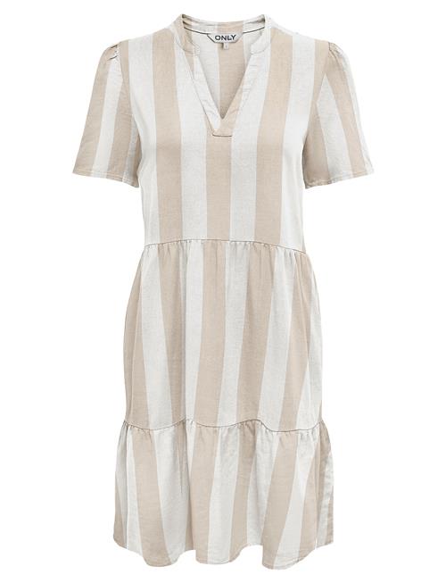 ONLY | Onltiri-Caro S/S V-Neck Lin Dress Cc Pnt | M