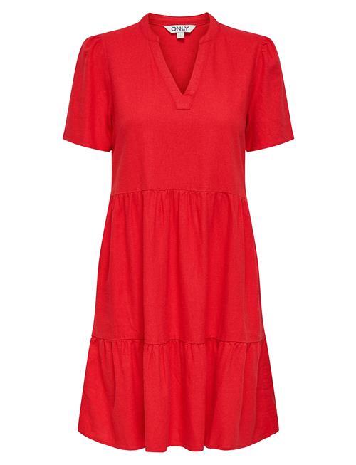 ONLY | Onltiri-Caro S/S V-Neck Lin Dress Cc Pnt | M