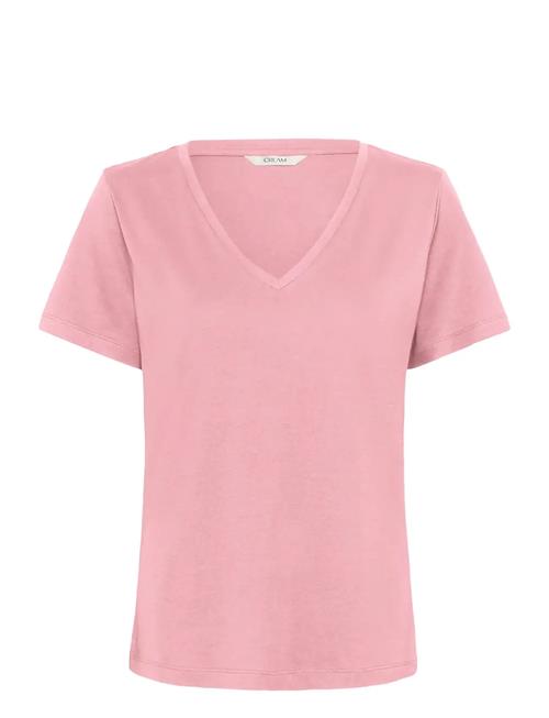 Cream | Crnaia Deep V-Neck T-Shirt | XXL