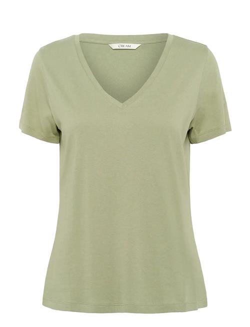 Cream | Crnaia Deep V-Neck T-Shirt | XS