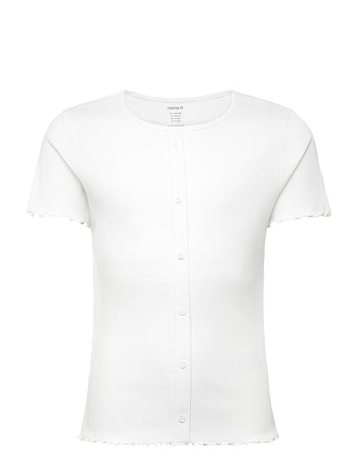 name it | Nkfvemia Aop Ss Slim Top | 134-140