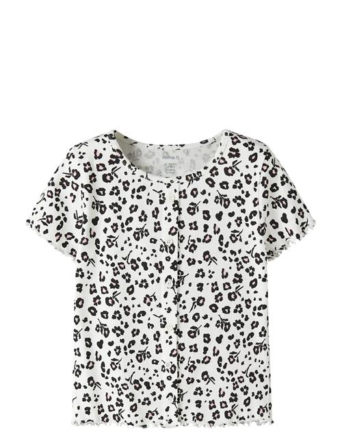 name it | Nkfvemia Aop Ss Slim Top | 116