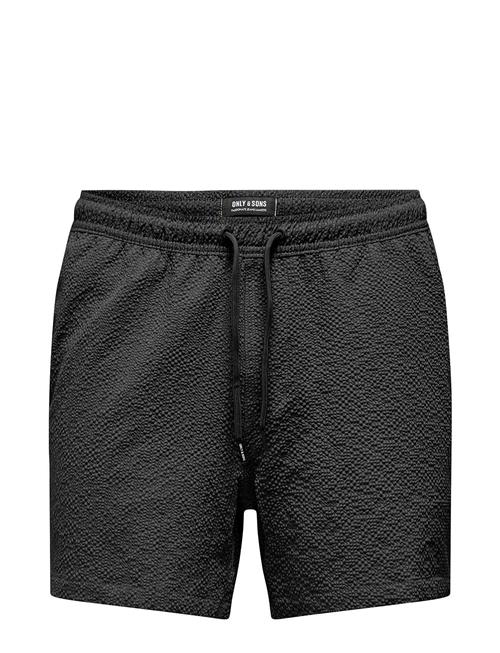 ONLY & SONS | Onsted Life Solid Seersucker Swim Noos | XL