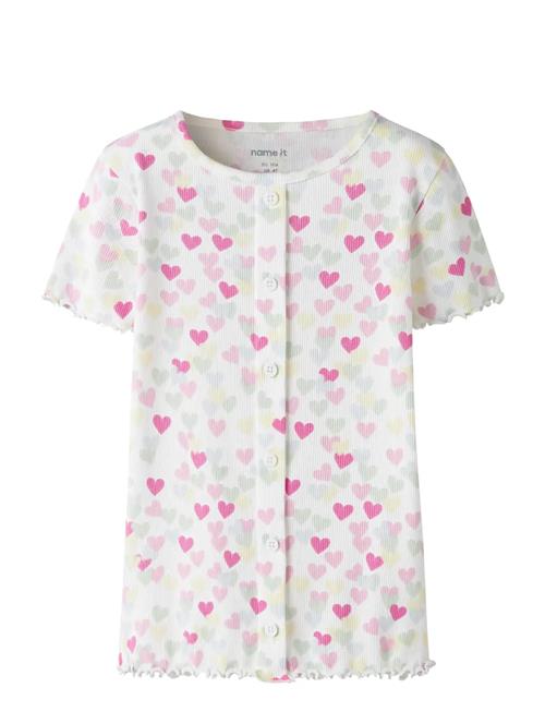name it | Nmfvemia Aop Ss Slim Top | 104