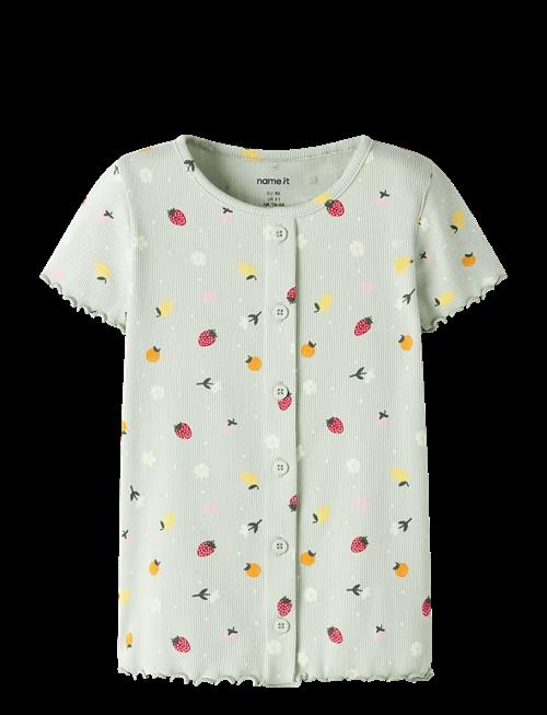 name it | Nmfvemia Aop Ss Slim Top | 104
