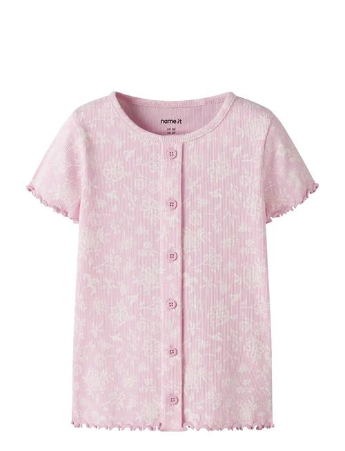 name it | Nmfvemia Aop Ss Slim Top | 104