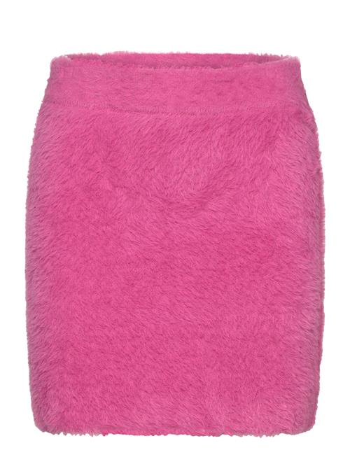 ROTATE Birger Christensen | Printed Fluffy Knit Skirt | S