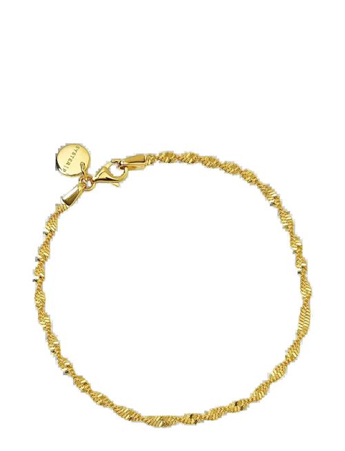 Syster P | Herringbone Twisted Bracelet Gold | S
