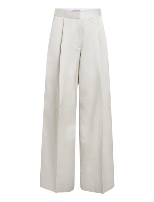 Calvin Klein | Shiny Viscose Tailored Wide Leg | 36