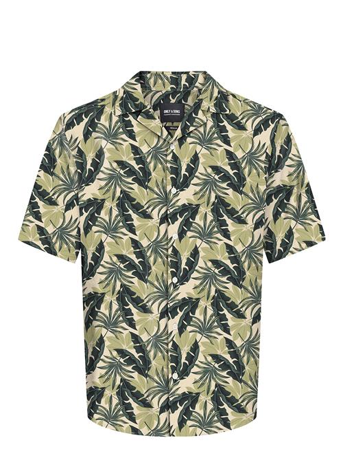 ONLY & SONS | Onswayne Life Aop Ss Viscose Shirt Noos | M