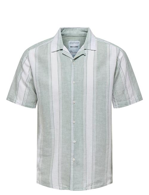 ONLY & SONS | Onscaiden Life Stripe Linen Resort Noos | XS