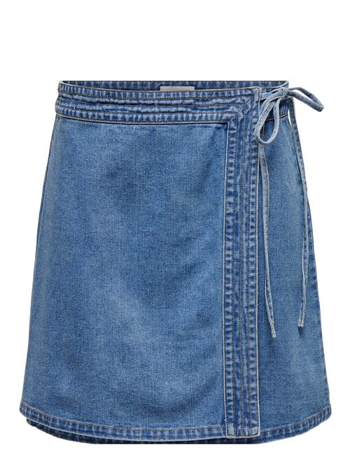 ONLY | Onlvilla Wrap Tie Skirt Dnm Gua | S