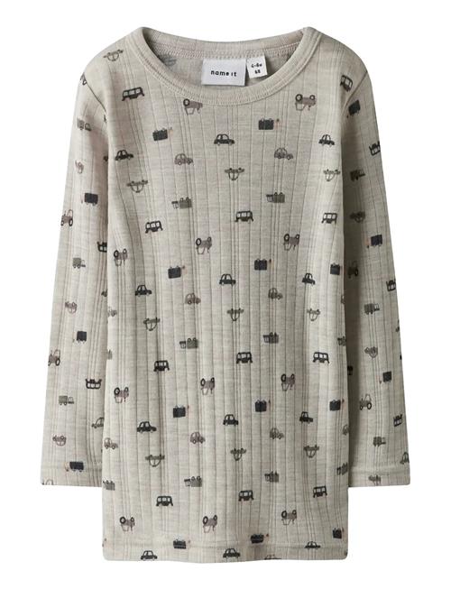 name it | Nmmwang Wool Needle Ls Top Noos | 104