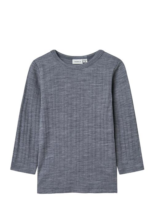 name it | Nmmwang Wool Needle Ls Top Solid Noos | 92