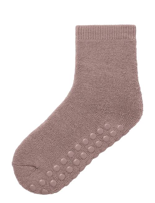 name it | Nmfwaksi Wo/Bl Terry Sock W/Non Skid | 25-27