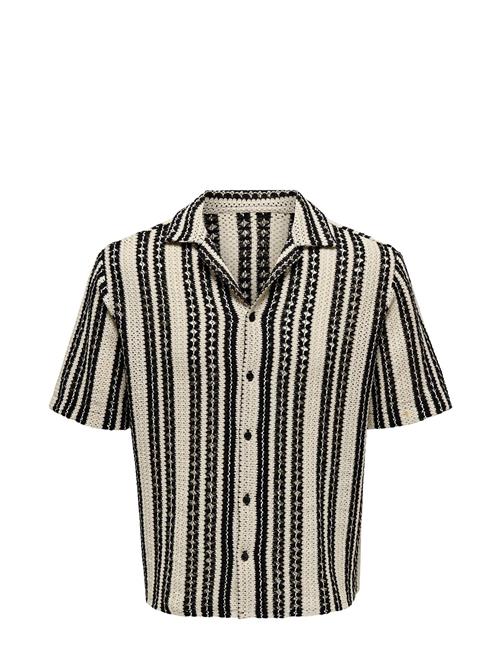 ONLY & SONS | Onsdani Crochet Ss Shirt Noos | M