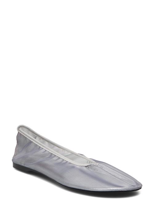 Mango | Semi-Transparent Mesh Ballet Flats | 36