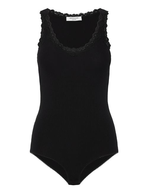 Rosemunde | Silk Bodystocking W/ Lace | XS