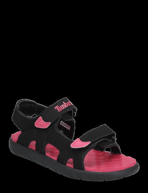 VF Sweden AB / Timberland | Perkins Row Backstrap Sandal Black W Bright Pink | 18.5