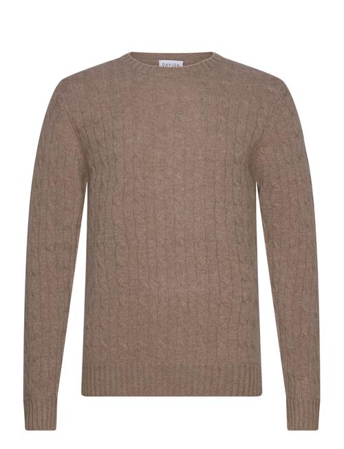 Davida Cashmere | Man O-Neck Cable Sweater | XL