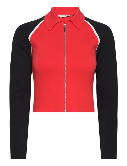 Mango | Zipper Crop Cardigan | L