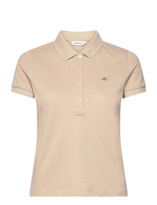 GANT | Slim Sheild Cap Sleeve Pique Polo | XXXL