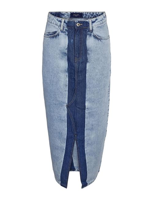 NOISY MAY | Nmrinna Nw Slit Long Skirt Colorblock | XS