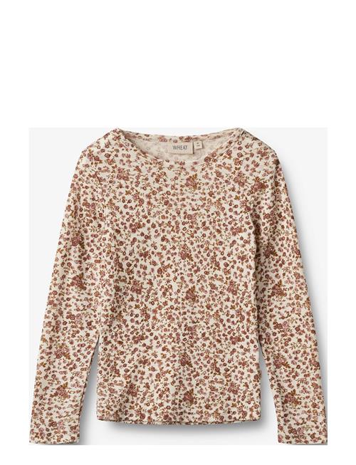 Wheat | Wool T-Shirt L/S Alfie | 140