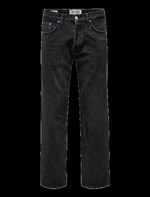 ONLY & SONS | Onsedge Straight Black 6985 Tai Dnm Noos | 33 x 32
