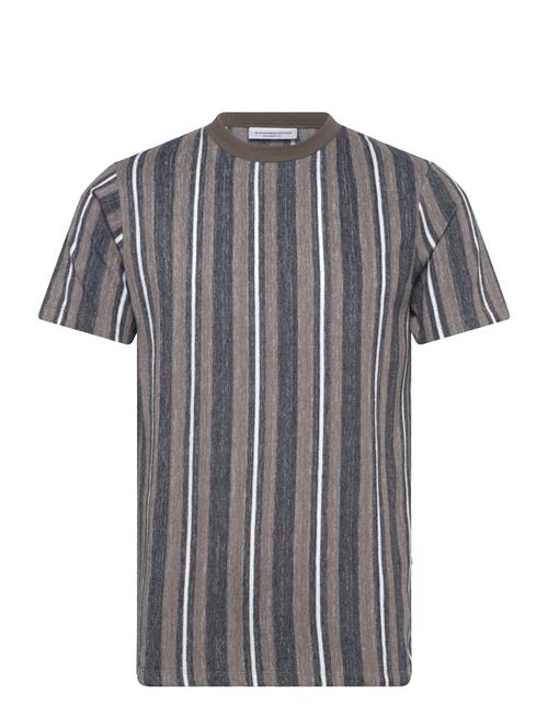 Lindbergh | Towel Striped O-Neck Tee S/S | M