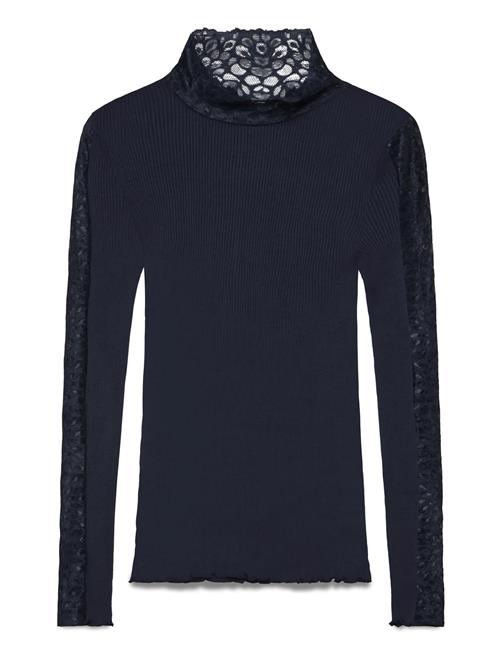 Rosemunde | Rwbeatha Silk Ls Lace T-Shirt | XL