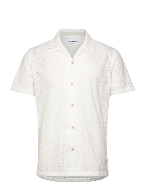Lindbergh | Embroidery Cotton Shirt S/S | L