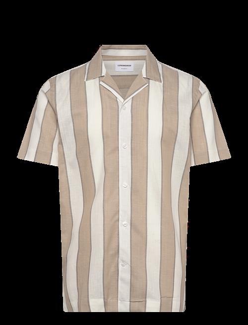 Lindbergh | Striped Linen/Cotton Shirt S/S | M