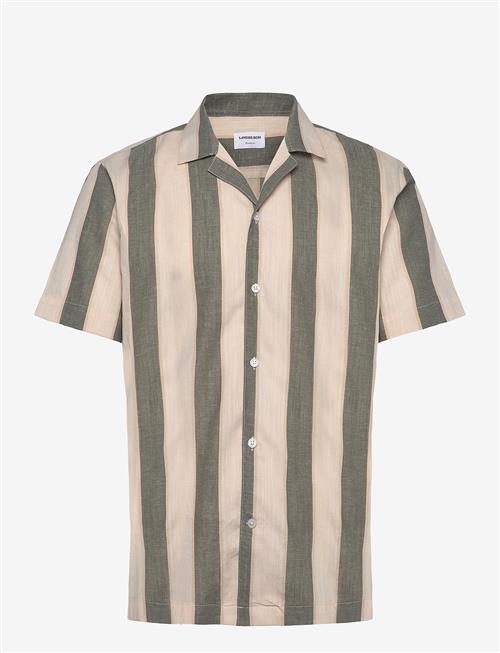 Lindbergh | Striped Linen/Cotton Shirt S/S | M