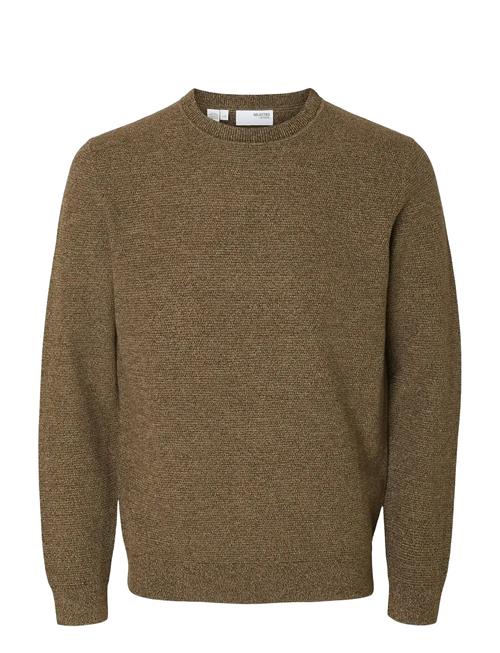 Selected | Slhross Ls Knit Structure Crew Neck Noos | XXL