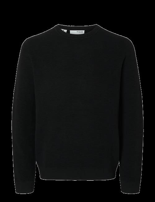 Selected | Slmross Ls Knit Structure Crew Neck Noos | S