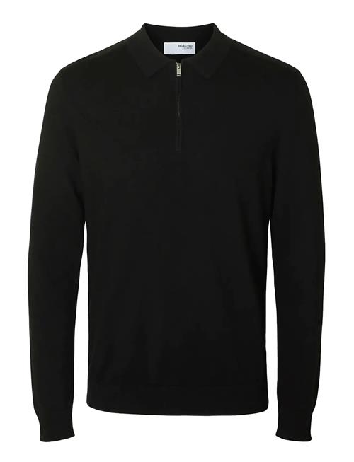 Selected | Slhberg Ls Half Zip Polo Noos | XXL