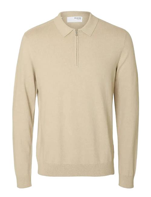 Selected | Slhberg Ls Half Zip Polo Noos | XL