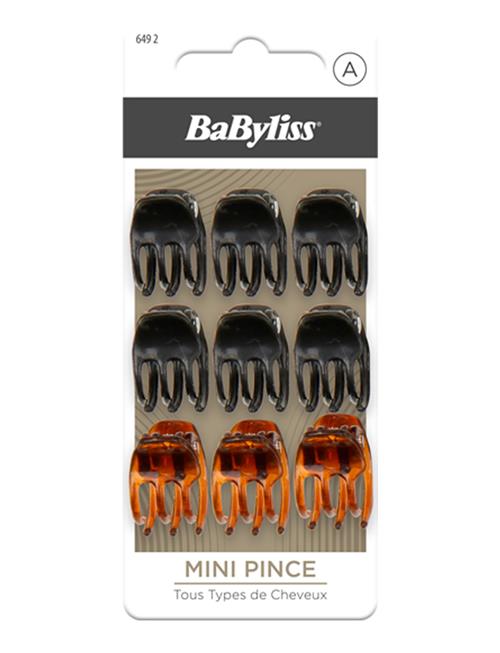 Babyliss Paris | Mini Jaw Clips 9 Pcs Black/Brown | 9 pcs