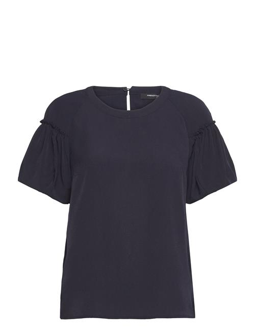 French Connection | Crepe Light Puff Sleeve Top | XS