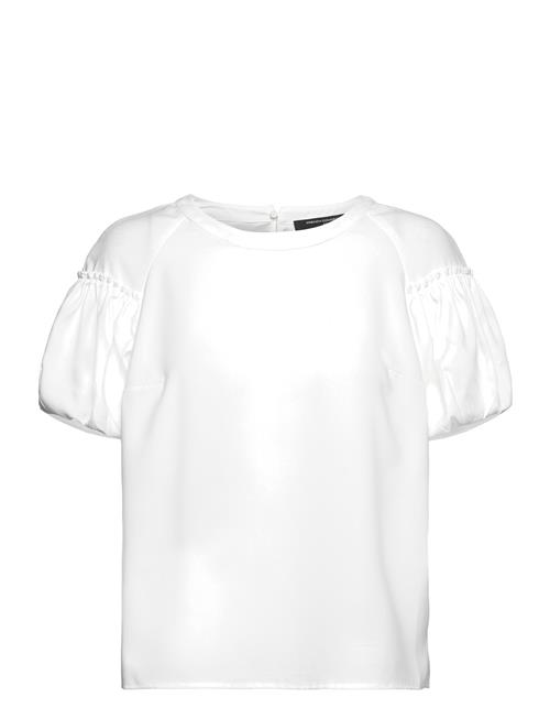 French Connection | Crepe Light Puff Sleeve Top | L