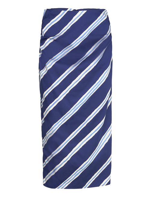 Mango | Slit Striped Skirt | 38