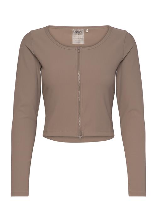 aim´n | Ribbed Performance Zipped Cardigan | L